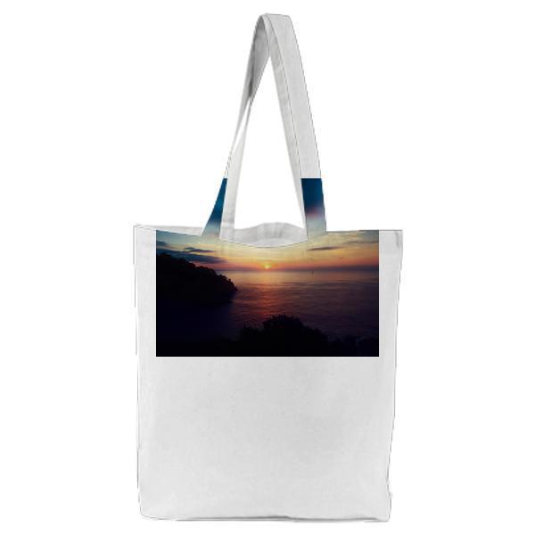 Sea Nature Sunset Sunrise Tote Bag