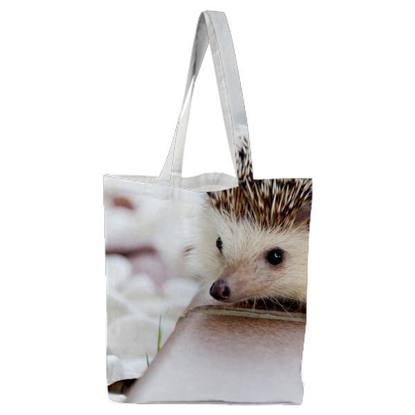 Animal Cute Spikes Hedgehog Tote Bag