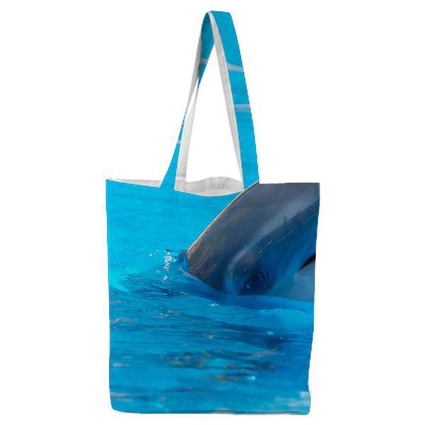 2 Dolphin During Daytime Tote Bag