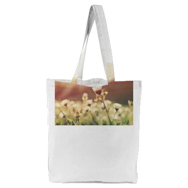 Flowers Summer Sun Sunshine Tote Bag