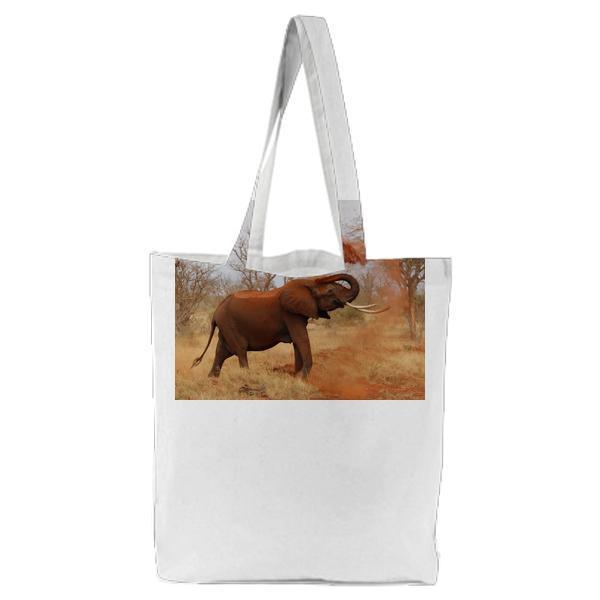 Animal Wildlife Elephant Ivory Tote Bag