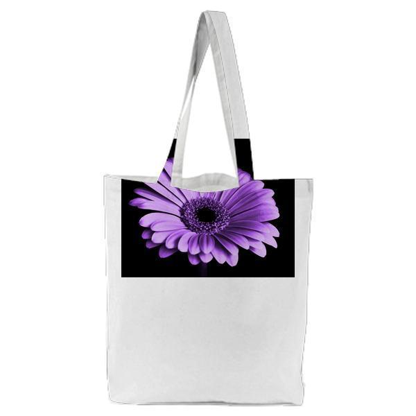 Close Up Photography Of Purple Petaled Flower Tote Bag