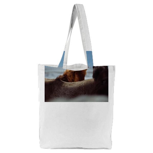 Animals Horses Tote Bag