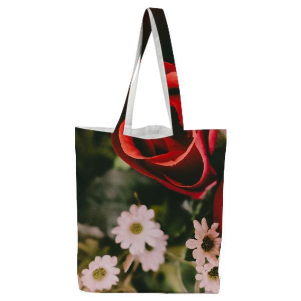 Flowers Petals Roses Bloom Tote Bag