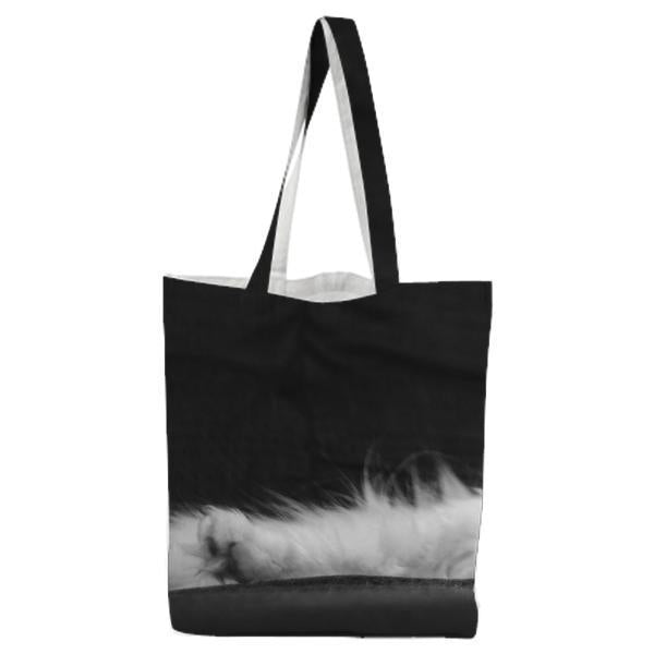 BlackAndWhite Animal Pet Cute Tote Bag