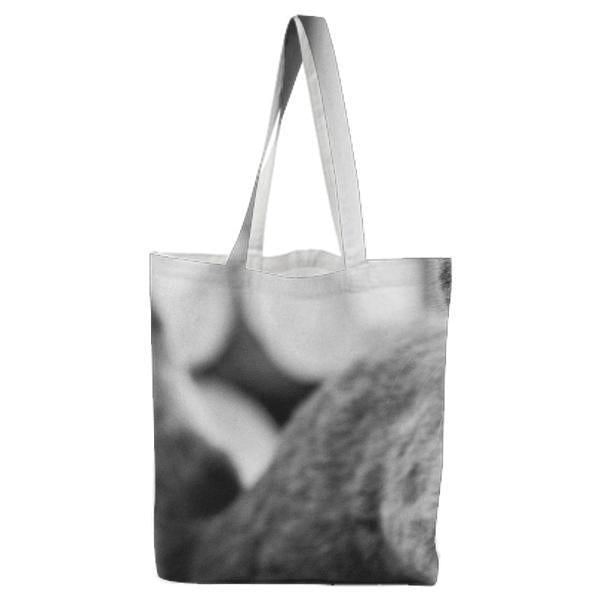 BlackAndWhite Animal Pet Cat Tote Bag