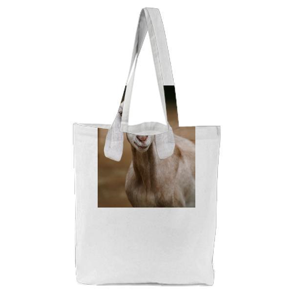 Animal Mammal Domestic Goat Tote Bag