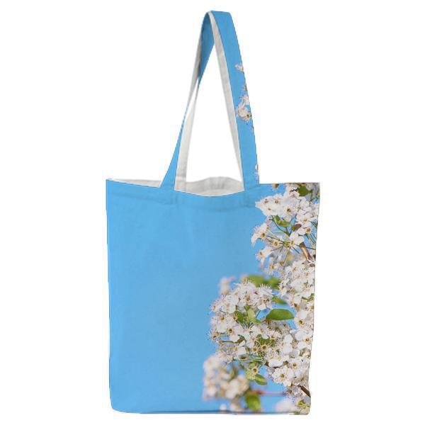 White Petals Flower During Daytime Tote Bag