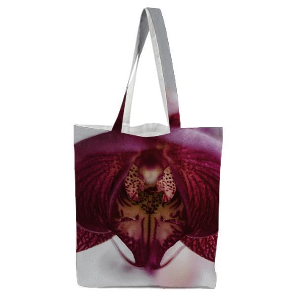 Shallow Focus Photography Of Pink Orchid Tote Bag