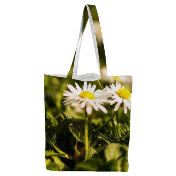 Flowers Summer Grass Meadow Tote Bag
