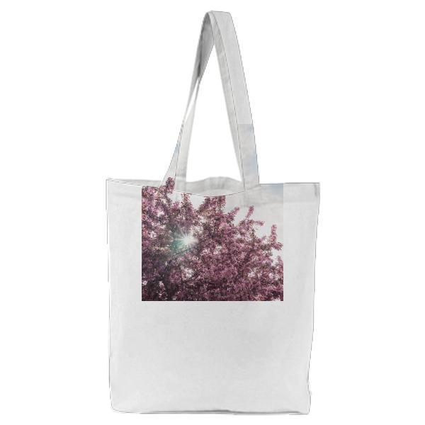 Flowers Branches Petals Tree Tote Bag