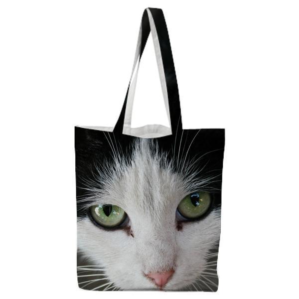 CloseUp Portrait Of Cat Tote Bag
