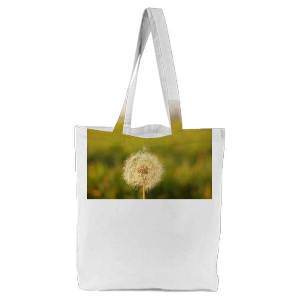 Blur Flower Dandelion Close Up Tote Bag