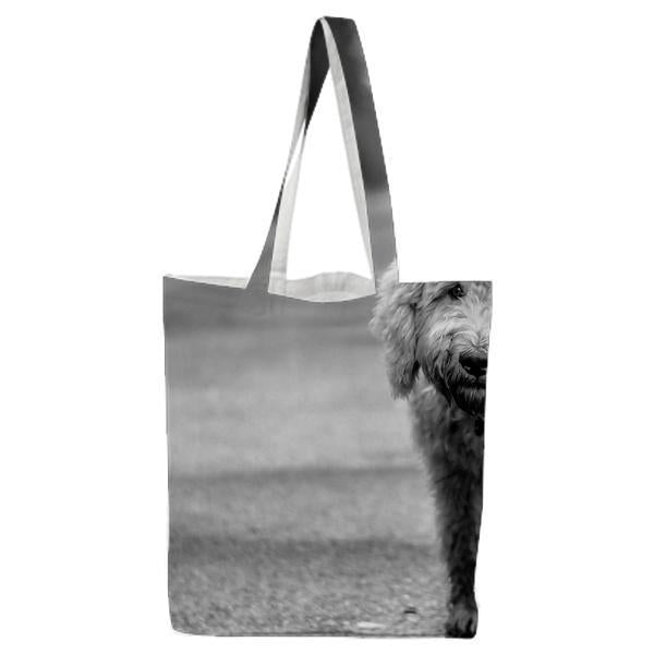 BlackAndWhite Animal Dog Pet Tote Bag