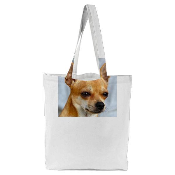 Brown Chihuahua Tote Bag
