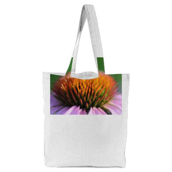 CloseUp View Flower Close To Coneflowers Tote Bag