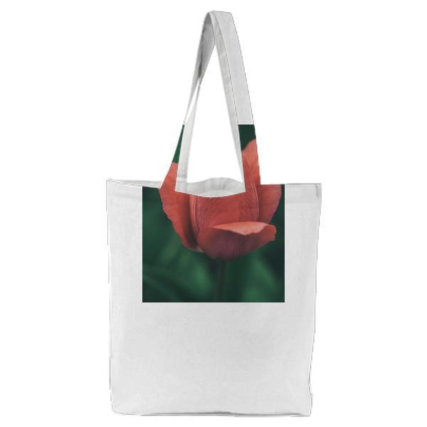 Pink Tulip Closed Up Photography Tote Bag