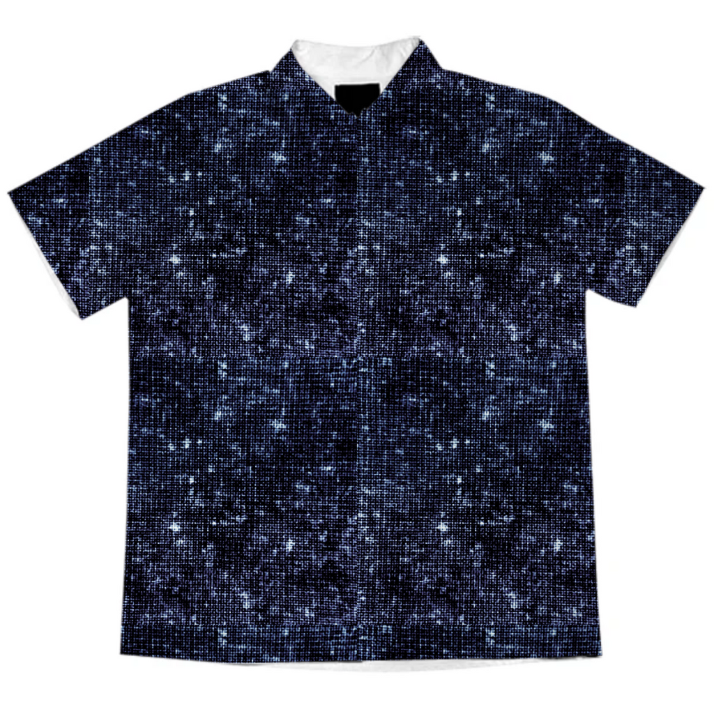 Glitter Blue Print