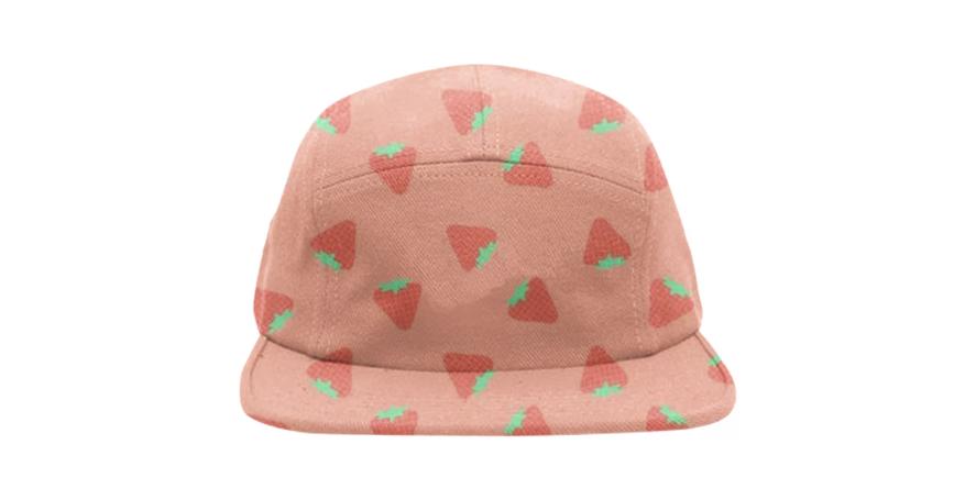 Strawberry Pattern Hat