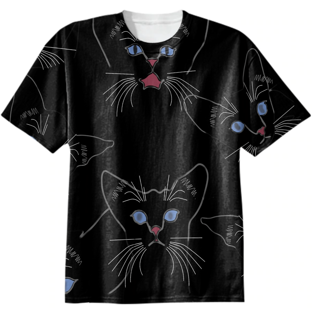 cats, line drawing, , black cats, abyssinian cats, lots of cats, adorable, cute