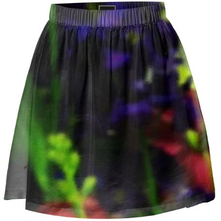 Abstract Bouquet Skirt