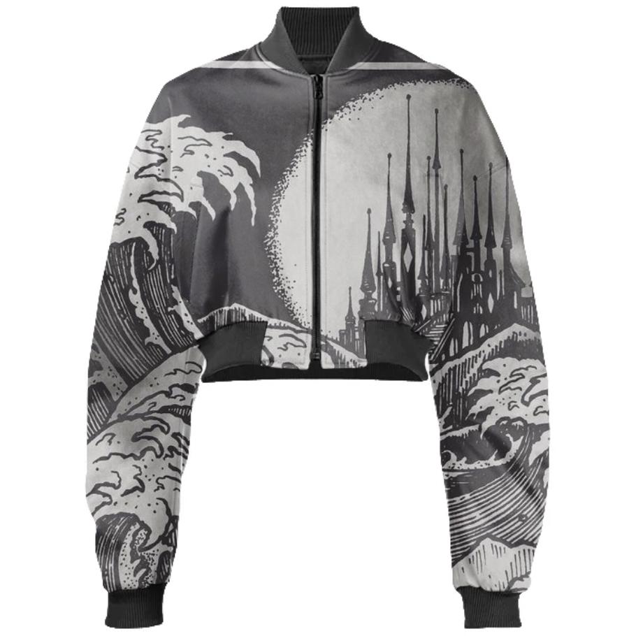 Gabriel Held Cropped Bomber Jacket