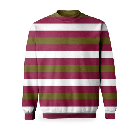 Designers sweater with Stripes