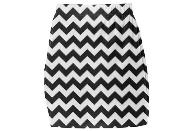 Black and White Chevron