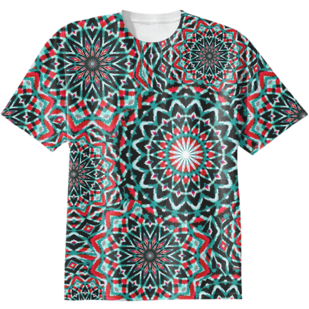 ikat effect t-shirt design