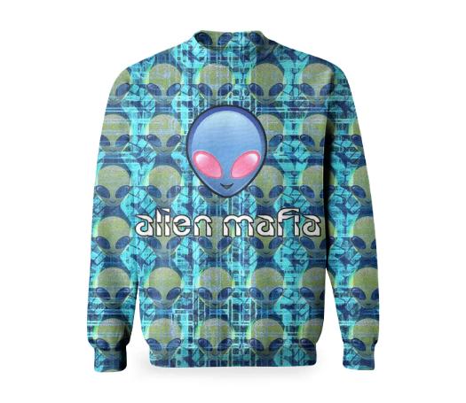 Alien Mafia Afro Galaxy Sweatshirt