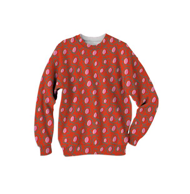 Red Leopard Sweatshirt