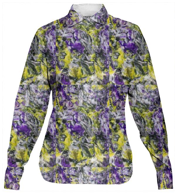 Violets and Daffodils Blouse