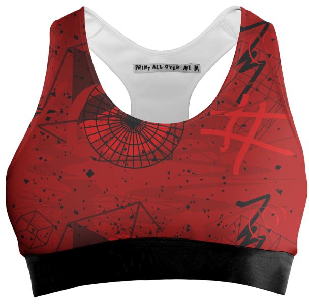 RED WEDDING BRA