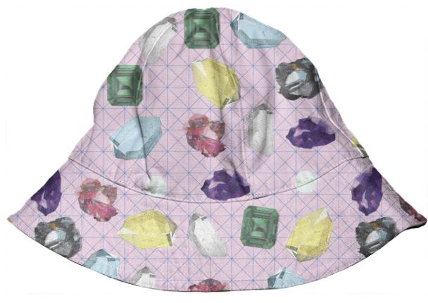Gem Print Kids Bucket Hat