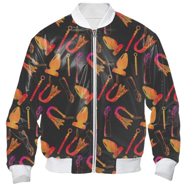 black Neon Play Bombier