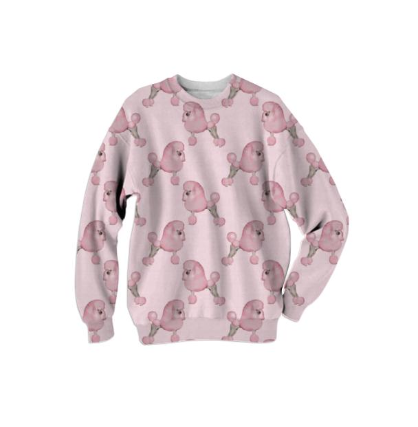 Pink Poodle Sweatshirt
