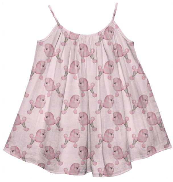 Pink Poodle Tent Dress