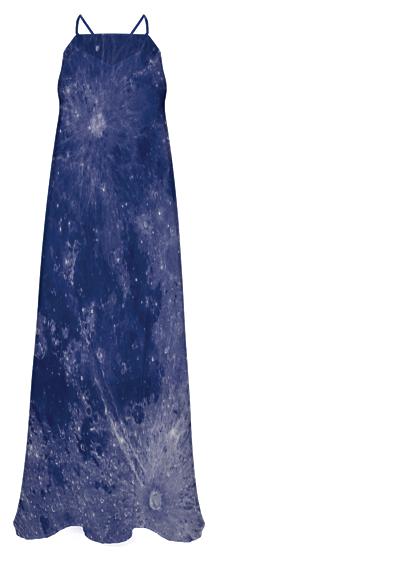 lunachick Blue Moon Chiffon Maxi Dress lunachick Blue Moon Chiffon Maxi Dress