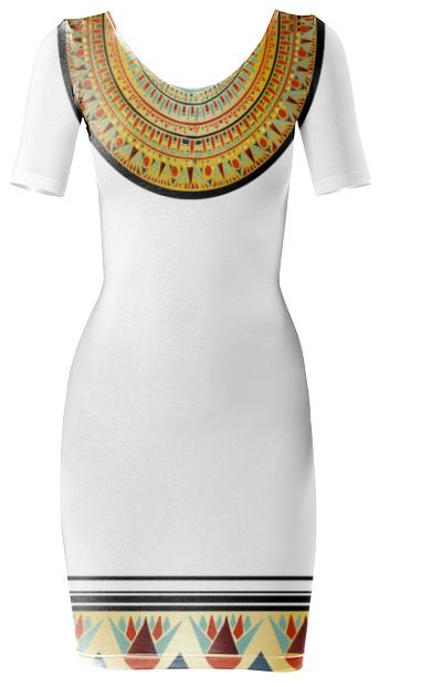 Egyptian Collar Bodycon Dress Egyptian Collar Bodycon Dress