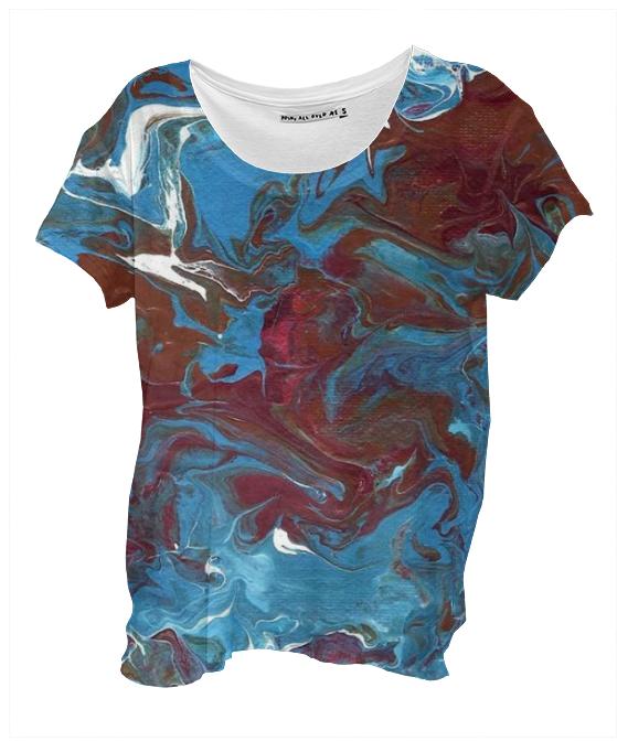 Blue Dreams Psychedelic T Shirt