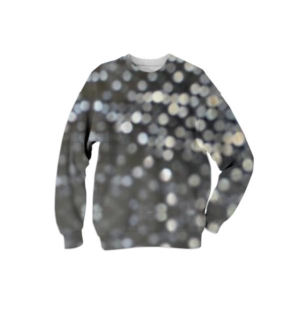 Silver Sparkly Sweatshirt