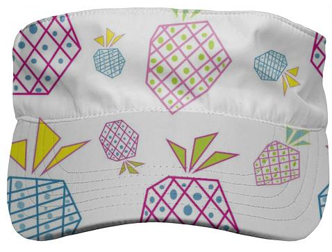 Bright pineapples modern design visor