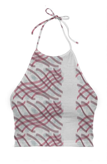 Red Waves Halter