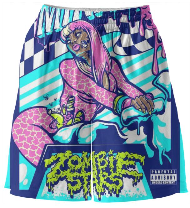 Nicki Minaj Zombie Shorts