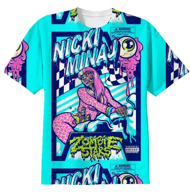 Nicki Minaj Zombie All Over Shirt