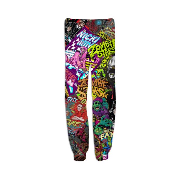 All Over Zombie Print Sweats