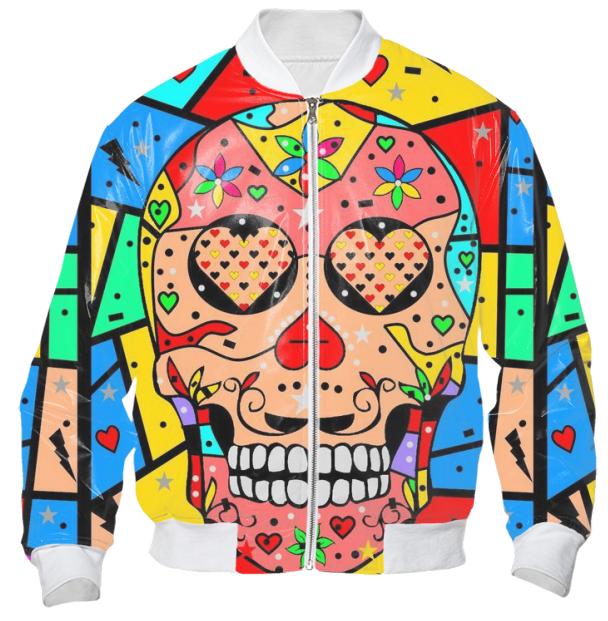 Skull Popart by Nico Bielow