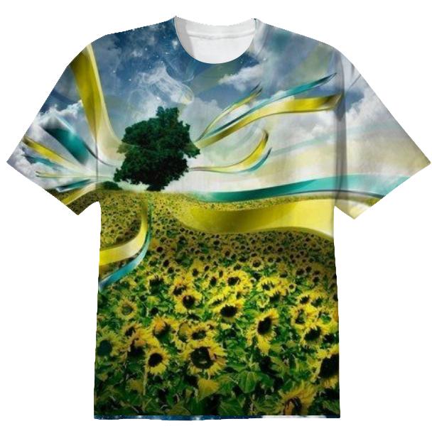 T shirt The Sun Flower