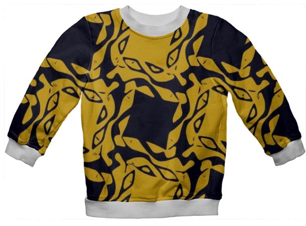 Kid s Geometric All Over Print Sweatshirt