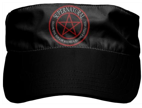 Supernatural Killing evil son bitches raising a little hell Ring Patch